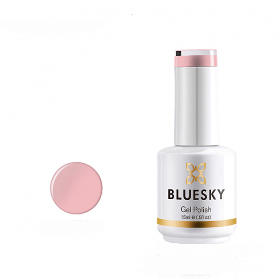 Lac de unghii semipermanent Bluesky UV Nude Pink 15ml 