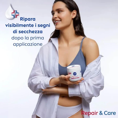 Nivea repair &amp; îngrijire 15&amp; glicerină + uree - cremă pentru piele foarte uscată și aspră 400 ml