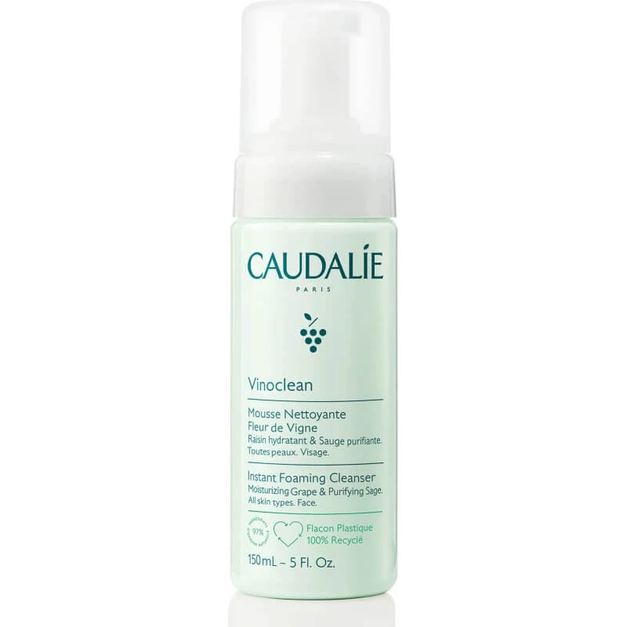 Caudalie Vinoclean - spumă de curățare cu flori de viță de vie 150 ml