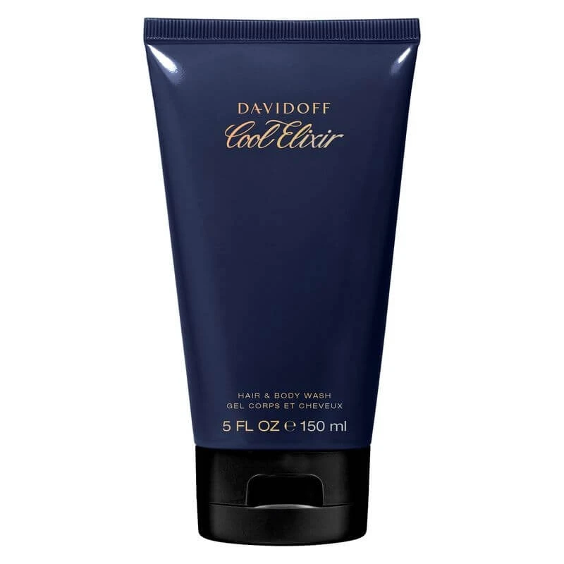 Davidoff cool elixir - Duschgel für Körper und Haare all'oud belebend 150 ml