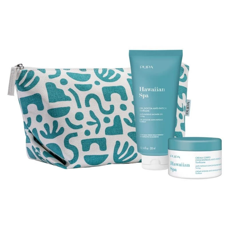 Pupa hawaiianisches Spa-Set Box-Set - entwässernde und belebende Spa-Rituale