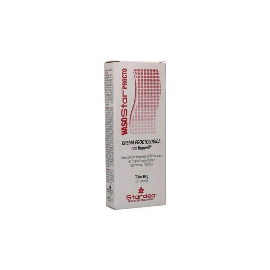 Vasostar - proctologische crème met repenil 30 gr.