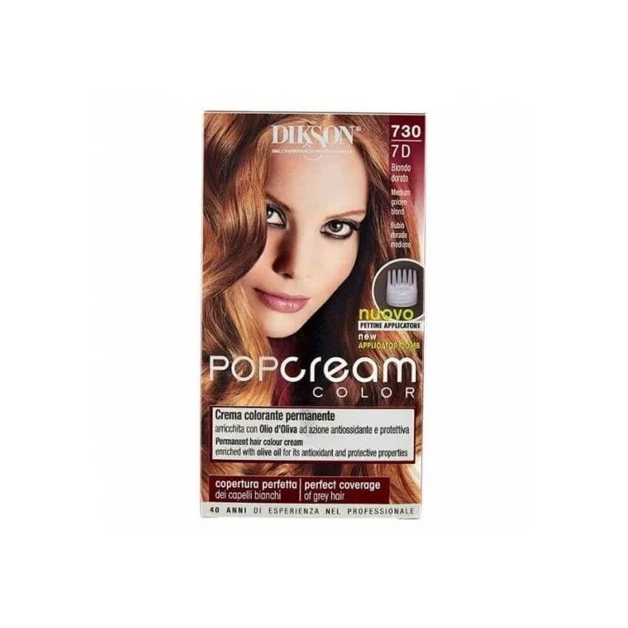 Dikson Pop crème kleur - permanente kleurcrème #730 goudblond