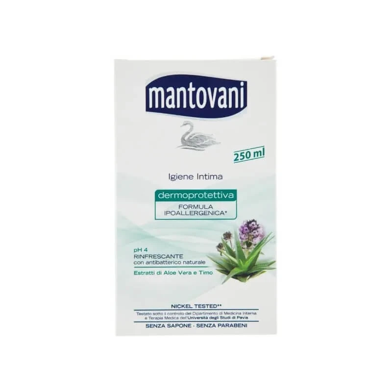 Mantovani Erfrischende ph 4 Aloe Vera und Thymianextrakte - Intimreiniger 250 ml