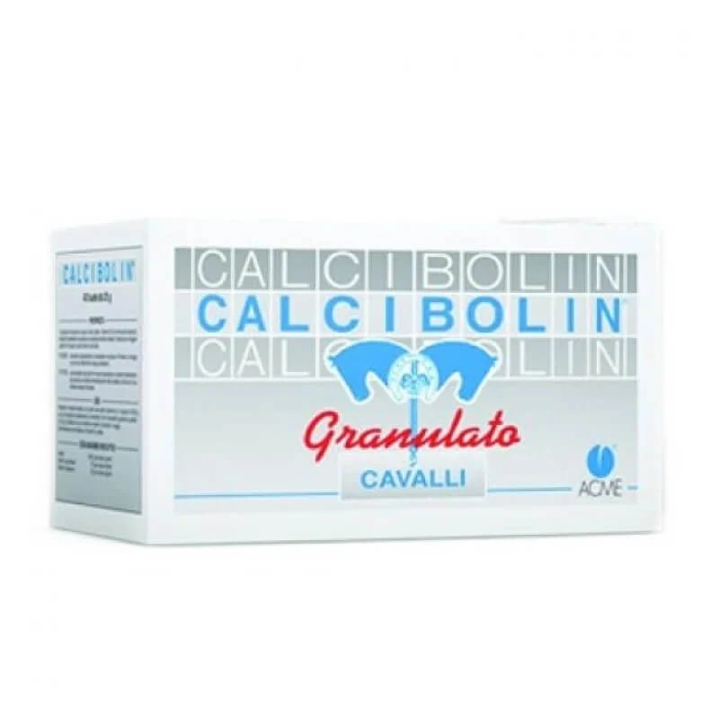 Acme Calcibolin Granulat Pferde - Ergänzungsfuttermittel für Fohlen und Stuten 40 Packungen à 25 g