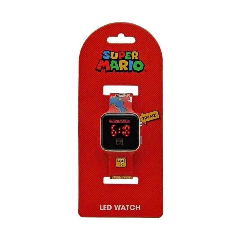 Kinder Lizenzierung super mario led Uhr - digitale Armbanduhr für Kinder