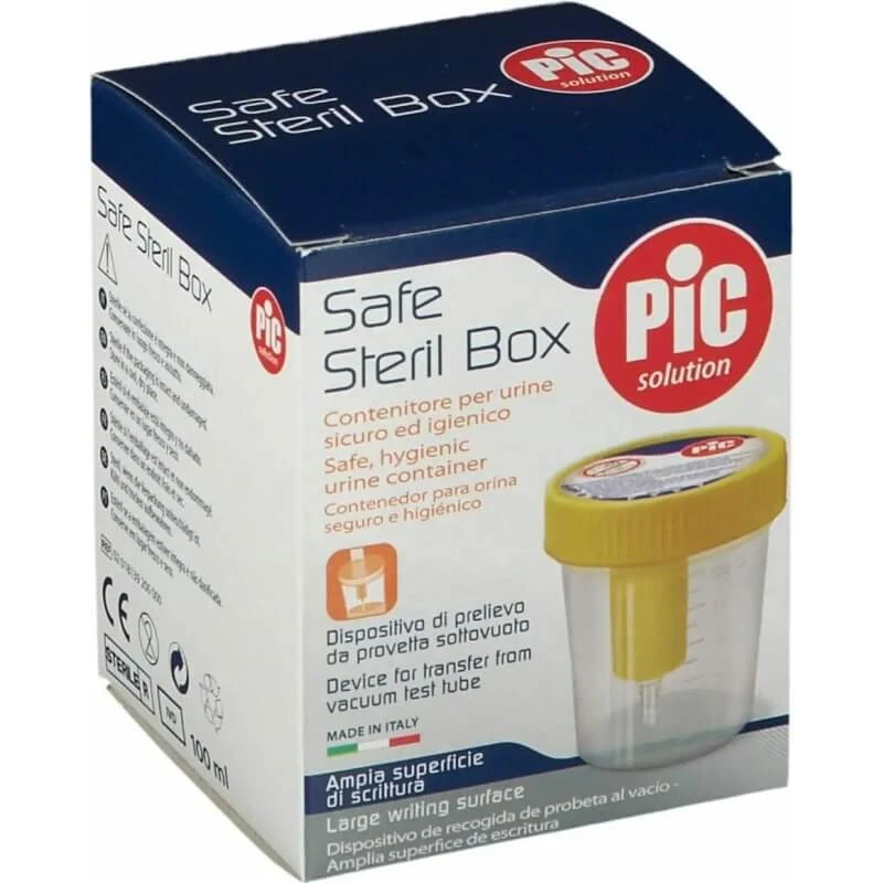 Pic safe steril box - sicherer und hygienischer Urinbehälter