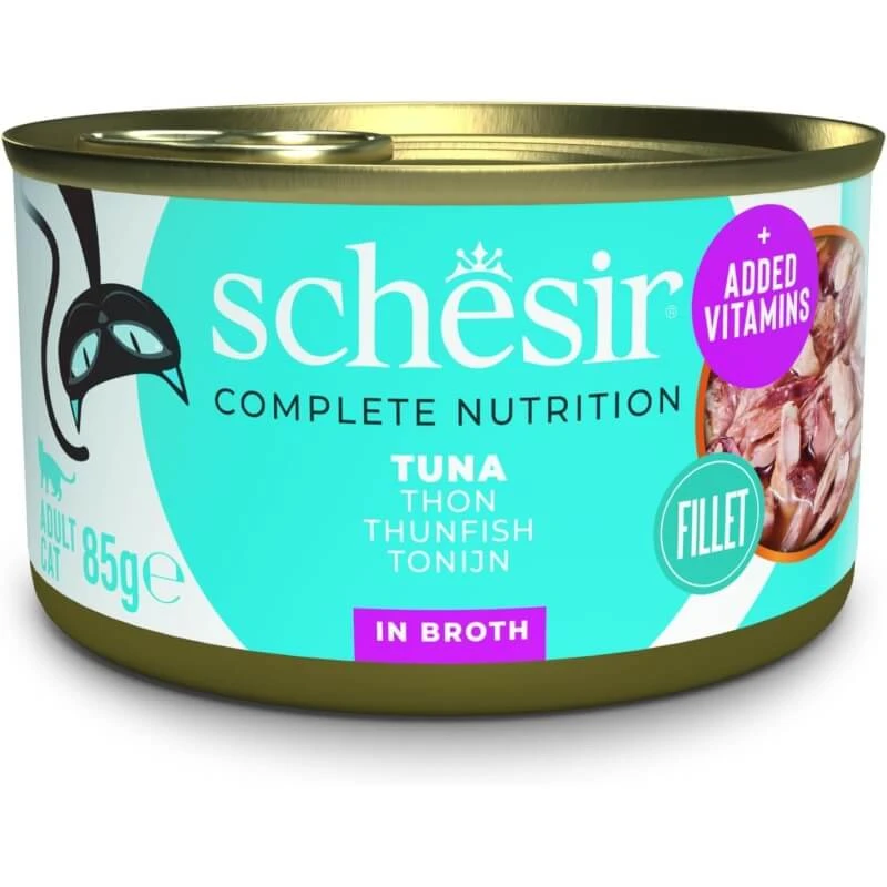 Schesir Tuna Natural - Nassfutter für Katzen 85 gr