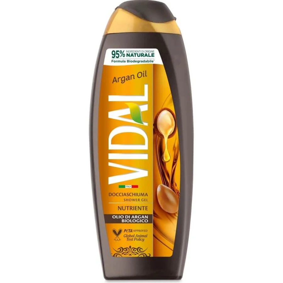 Vidal Ulei de argan - gel de baie și duș hrănitor 250 ml