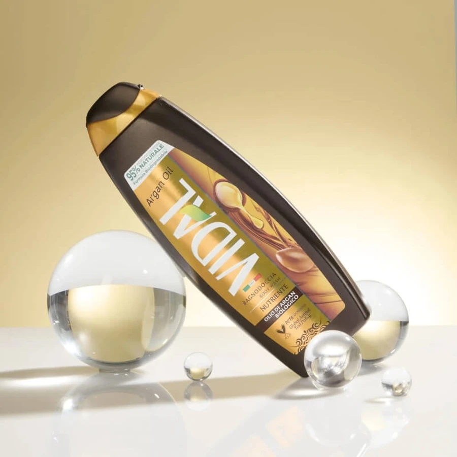 Vidal Ulei de argan - gel de baie și duș hrănitor 250 ml