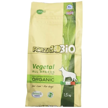 Forza10 Bio vegetal todas las razas con algas - alimento completo para perros 1,5 kg