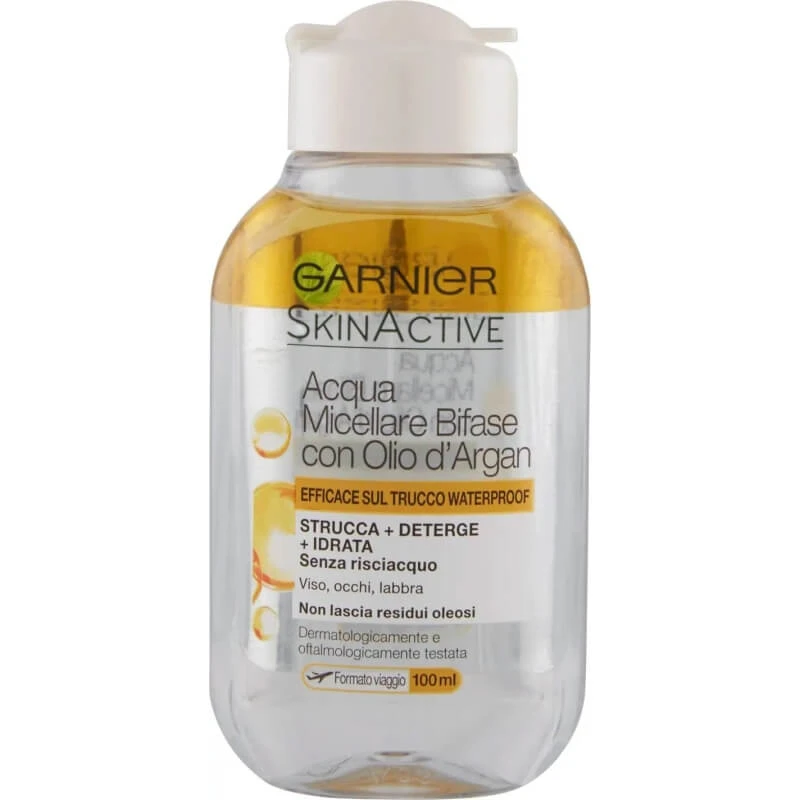 Garnier skin active - Zweiphasen-Mizellenwasser mit Arganöl 100 ml