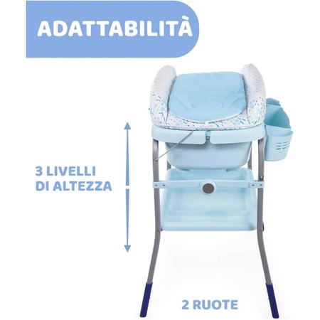 Chicco cuddle &amp; bubble baby changing table ocean blue color