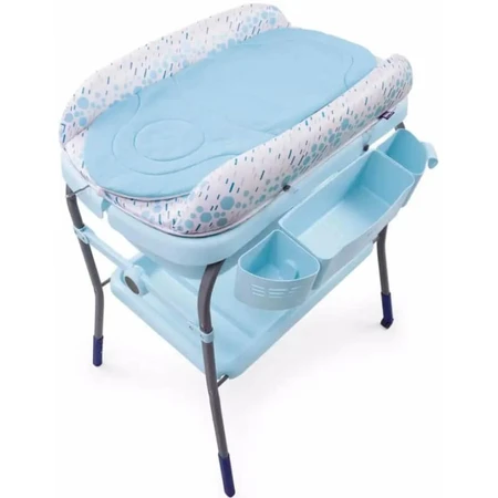 Chicco cuddle &amp; bubble baby changing table ocean blue color