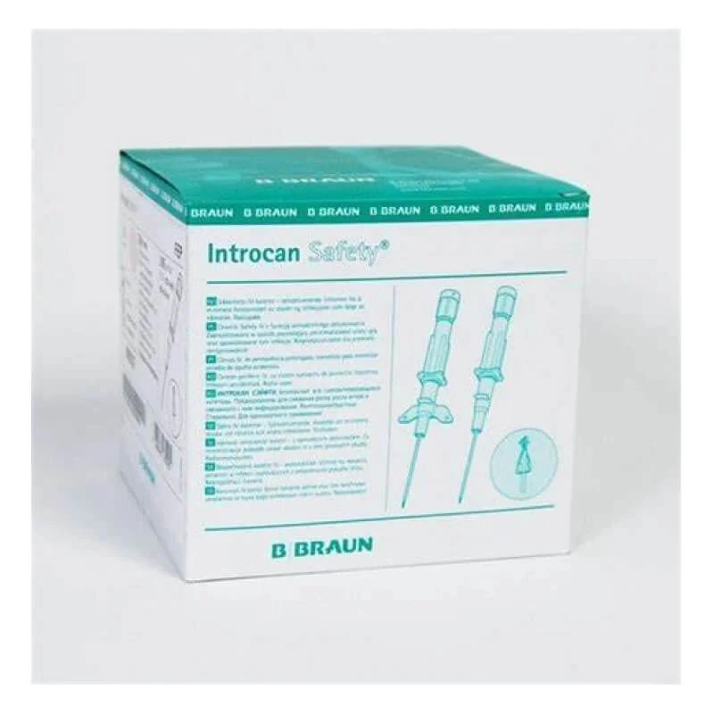 B. braun milano Introcan - 50 Nadelkanüle für den tierärztlichen Gebrauch 24g 19mm
