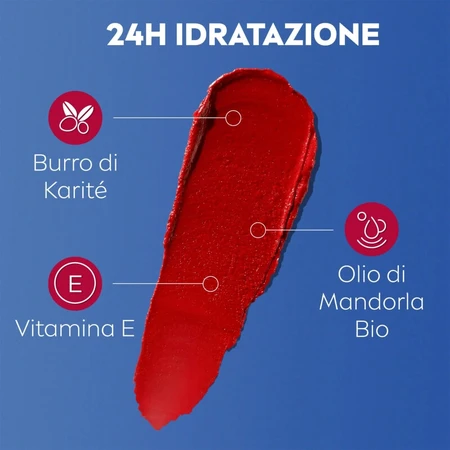 Labello caring beauty spf30 - balsam de buze și obraji 3in1 - roșu
