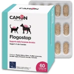 Camon Flogostop - hrană dietetică complementară pentru câini și pisici pentru funcția dermică 60 comprimate 1000 mg