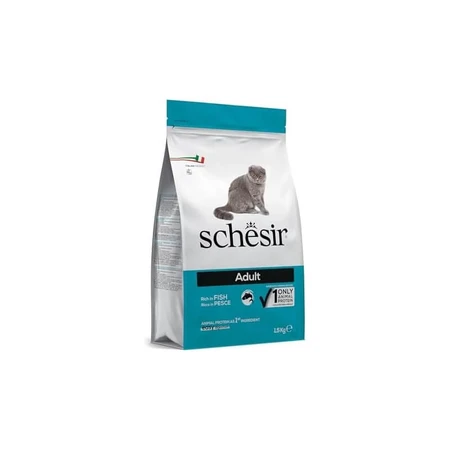 Schesir Adult maintenance fish - complete dry food for adult cats 1.5 kg