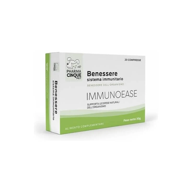 Pharma five pet Immunoease - Ergänzungsfuttermittel für Haustiere mit Immununterstützung 20 cp