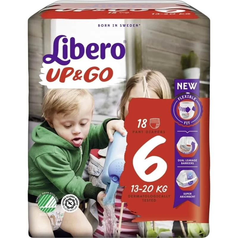 Free Up&go Windeln Größe 6 (13-20 kg) 1 Packung 18 Windeln