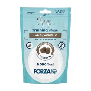 Forza10 Mono snack training lamb - Ergänzungsfuttermittel für Welpen 80 gr.