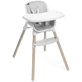 Chicco zest plus - 3-in-1 evolutionaire kinderstoel details hout en grijs