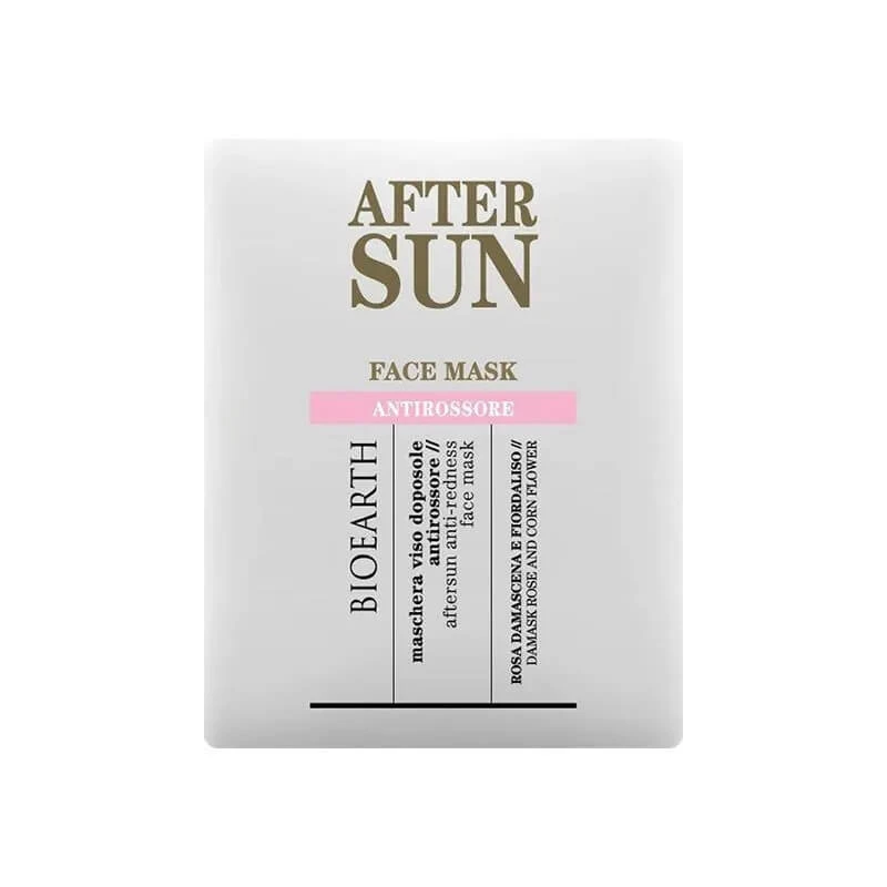 Bioearth after sun face mask - Gesichtsmaske gegen Rötungen nach der Sonne 15 ml