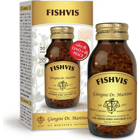 Fishvis 100 softgel - Fischöl und Flachsöl Ergänzung