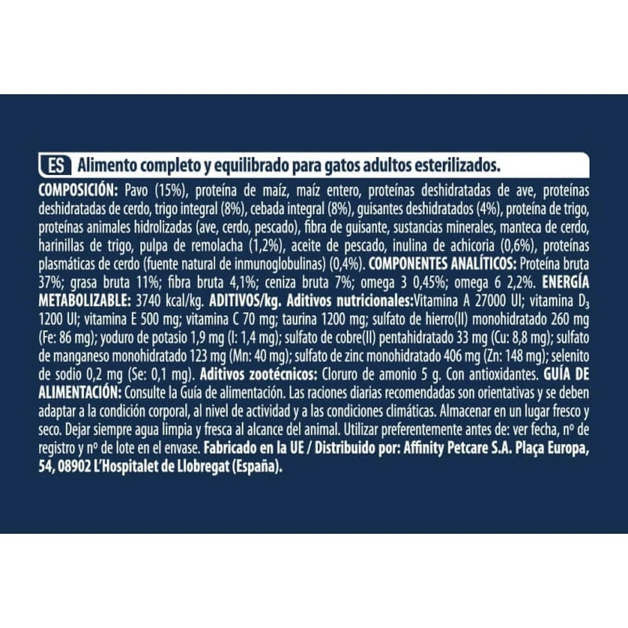Advance Active defense sterilized adult turkey - Alleinfuttermittel für sterilisierte erwachsene Katzen 1,5 kg