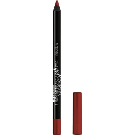 Deborah 2 în 1 gel contour&amp;color - creion de buze - rezistent la apă - nr. 07 true red