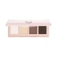 Pupa vamp! - paleta 4 cieni do powiek nr. 001 naturalny mat