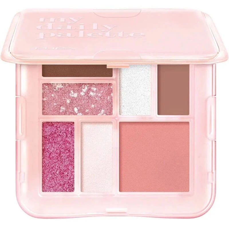 Pupa my daily palette - multifinish Augenpalette Nr. 004 traumhaftes Rosa