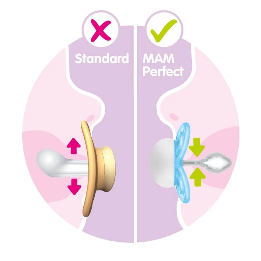 Mam Perfect - Silikonschnuller 16 Monate+ neutral