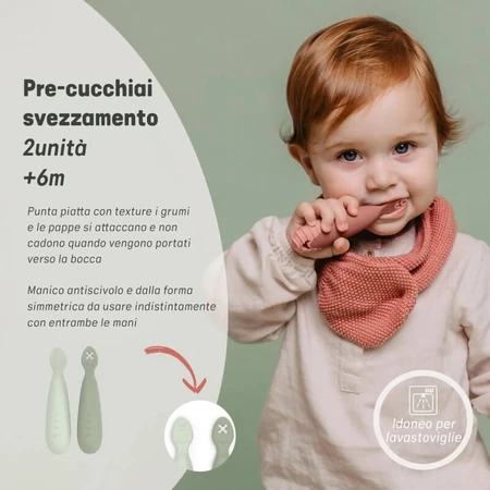 Suavinex color essence - set 2 bijtlepels groen