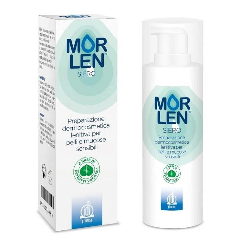 Idi Italienisches Nahrungsergänzungsmittel Morlen Serum - beruhigende und ausgleichende Behandlung für empfindliche Haut und Schleimhäute 30 ml