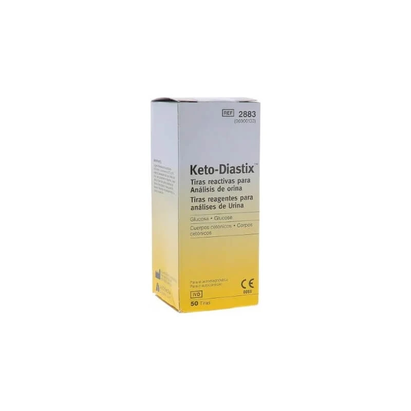 Keto-diastix - 50 Streifen zur Messung der Glykosurie