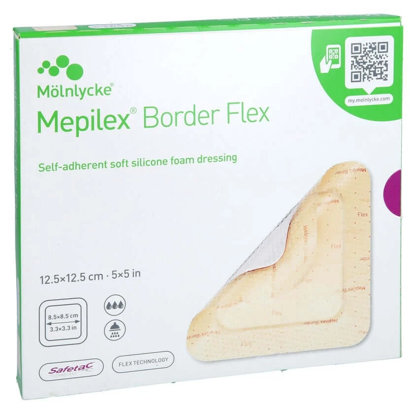 Mepilex Border Flex Schaumverb.haft.12,5 5 St