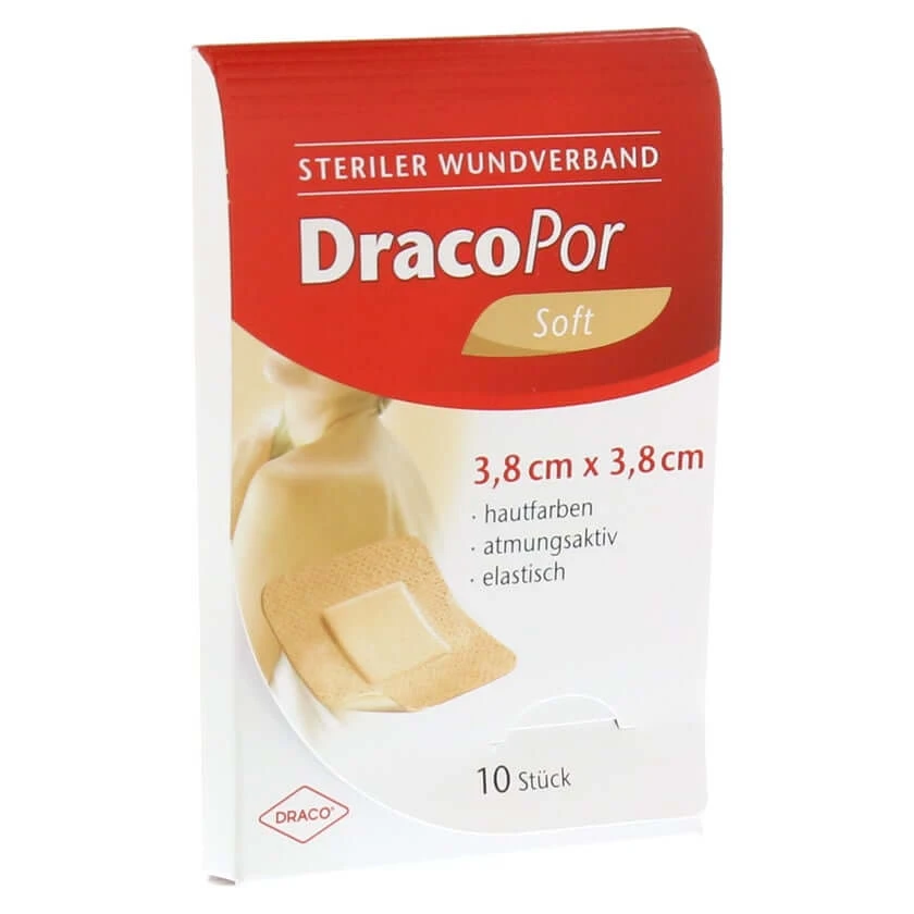 Dracopor Wundverband 3,8x3,8 cm steril h 10 St