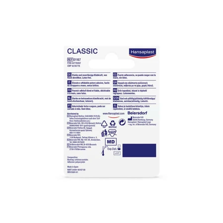 Hansaplast Fixation Plaster Classic 5 m x 1.25 cm 1 pc