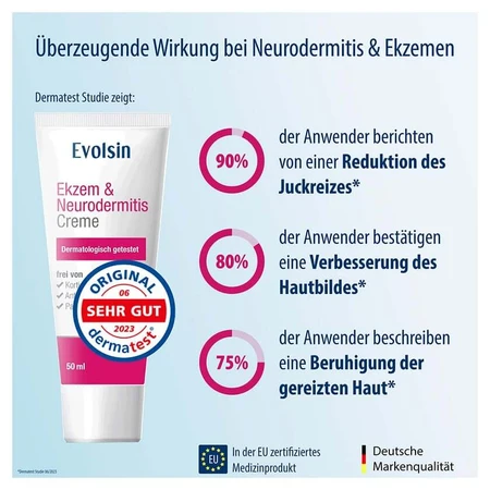 Evolsin Cremă pentru eczeme și neurodermatite 50 ml