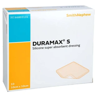 Duramax S 10x10 cm superabsorber in silicone 10 pz.