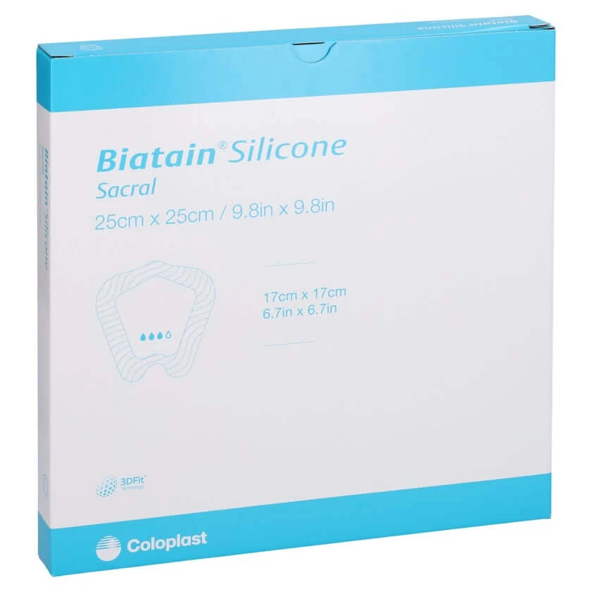 Biatain Silicone Schaumverb.sakrum Groß 25x25 Cm 5 St