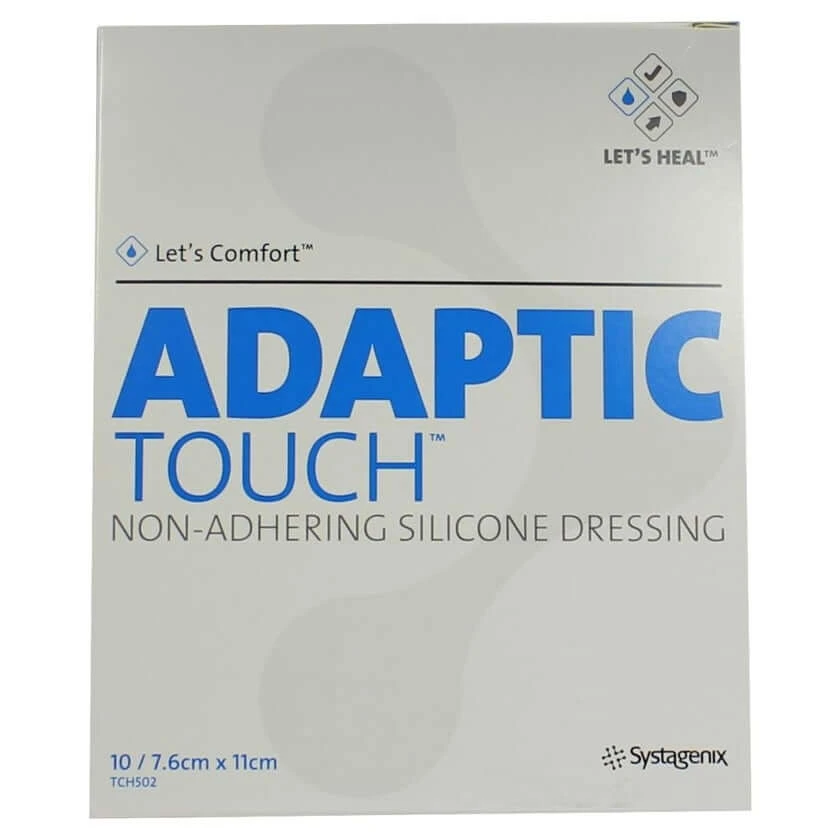 Adaptic Touch 7,6x11 cm nichthaft.Sil.Wu 10 St