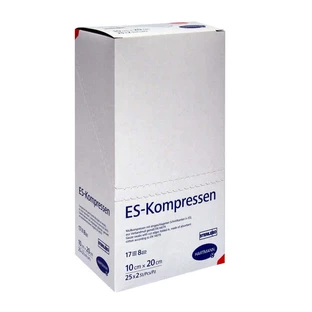 Es-compresas estériles 10x20 cm 8 pliegues 25X2 unid.