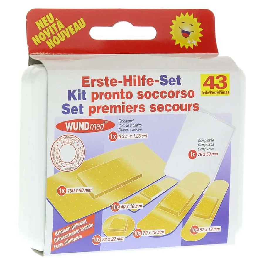 Kit di pronto soccorso 43 parti 1 pz