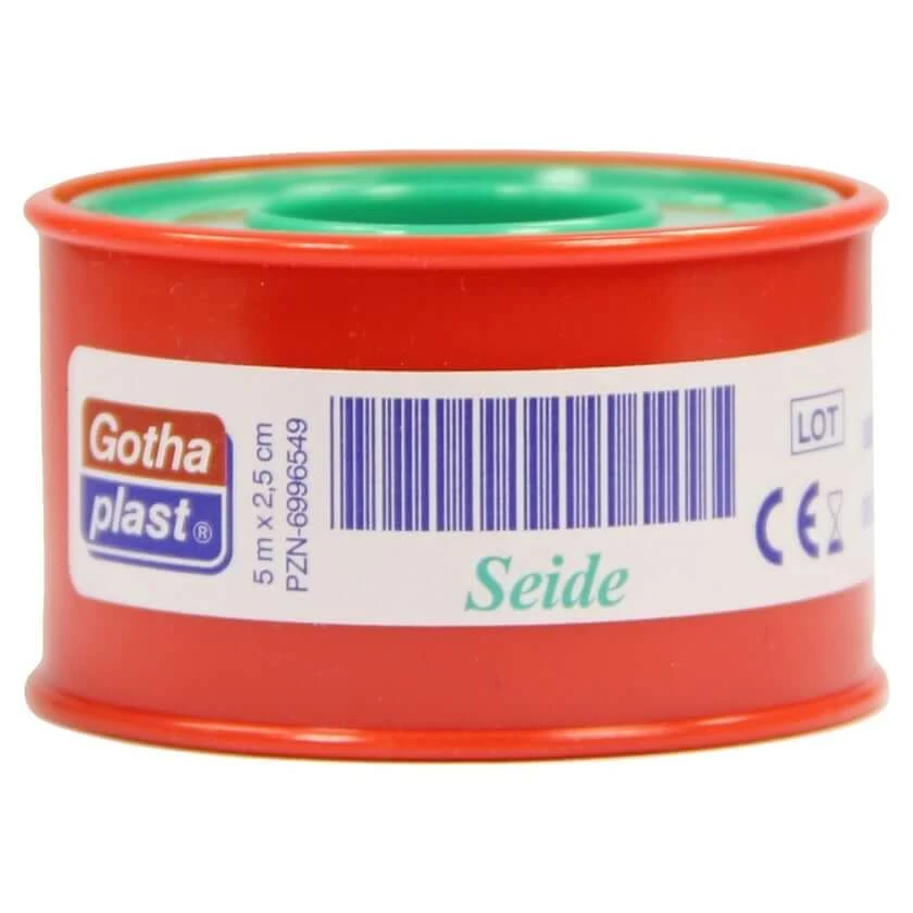 Gotha SILK Heftpflaster seide 2,5cmx5m 1 St
