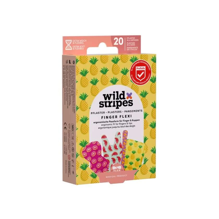 Wild Stripes Finger Flexi Pflaster - Food Edition 20 St
