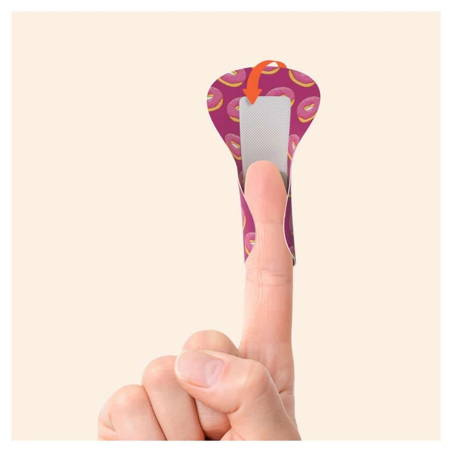 Wild Stripes Finger Flexi Plaster - Food Edition 20 pcs.