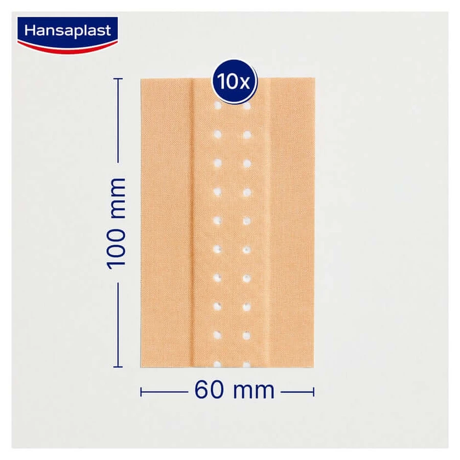 Hansaplast Klassiek gips 1m x 6cm 1 st