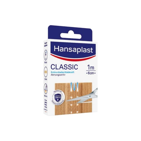 Hansaplast Klassiek gips 1m x 6cm 1 st